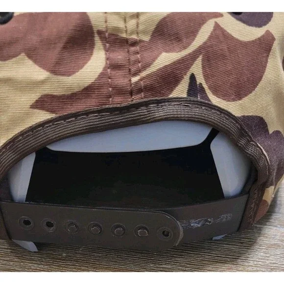 LEVI GARRETT Patch Hat Camo Snapback Made In USA Chewing Tobacco Swingster Cap - Picture 4 of 6